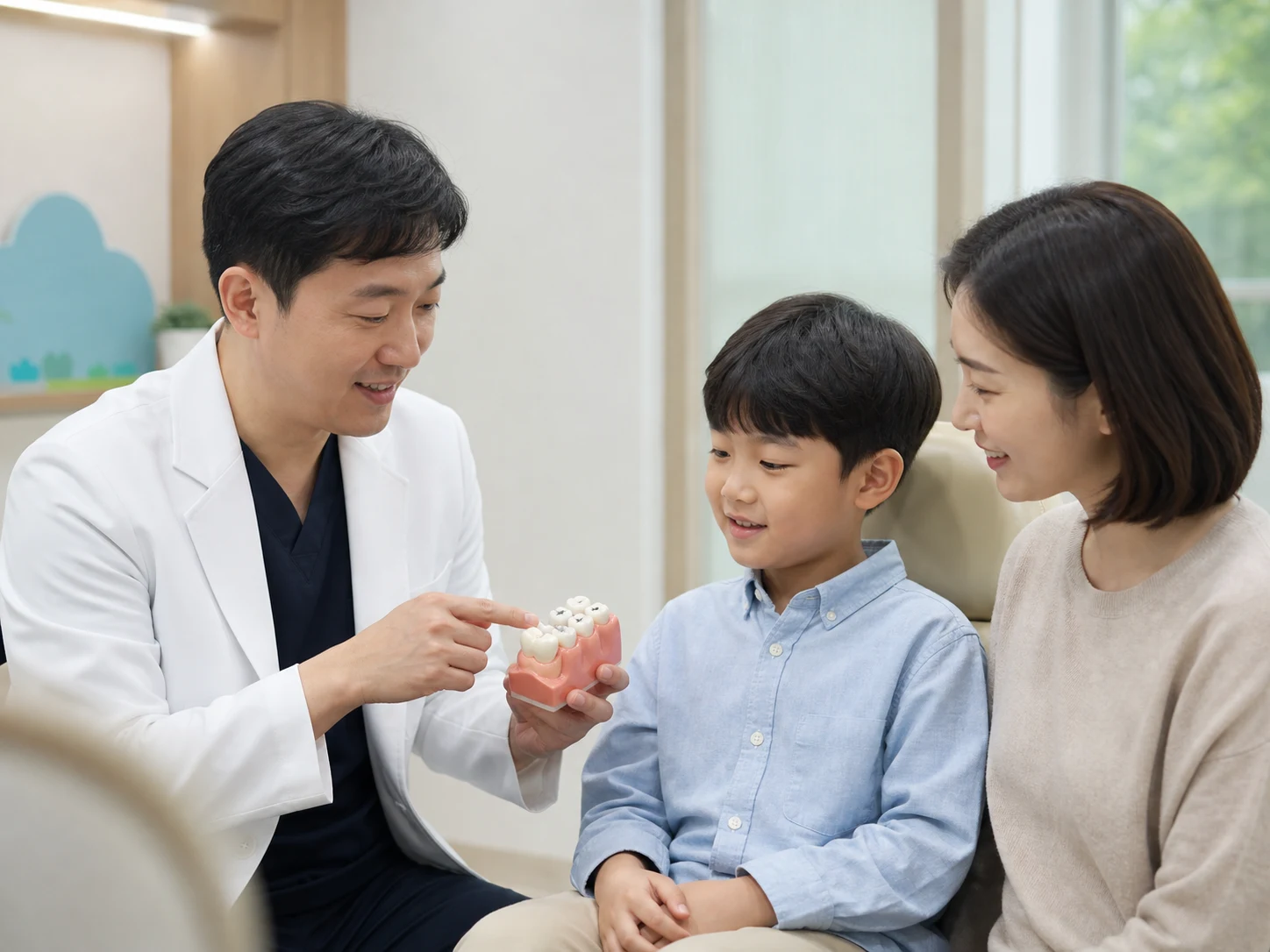 유치 어금니 충치 치료
