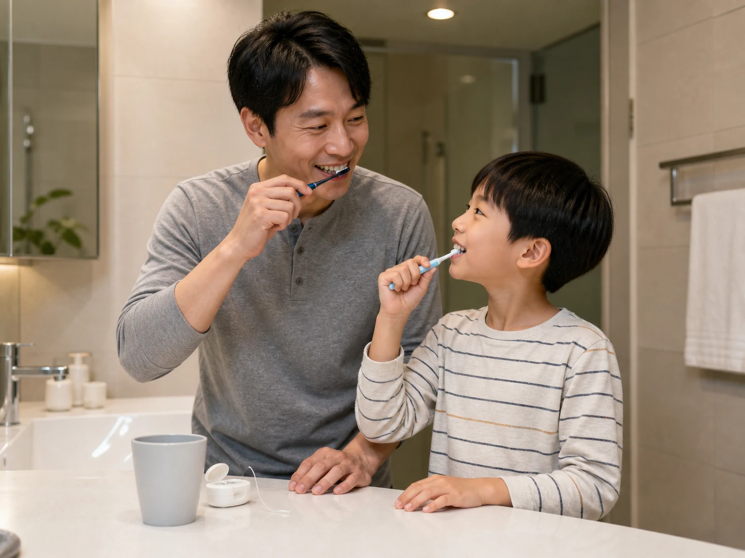 치과 상담 환경에서 비용 안내를 받는 보호자